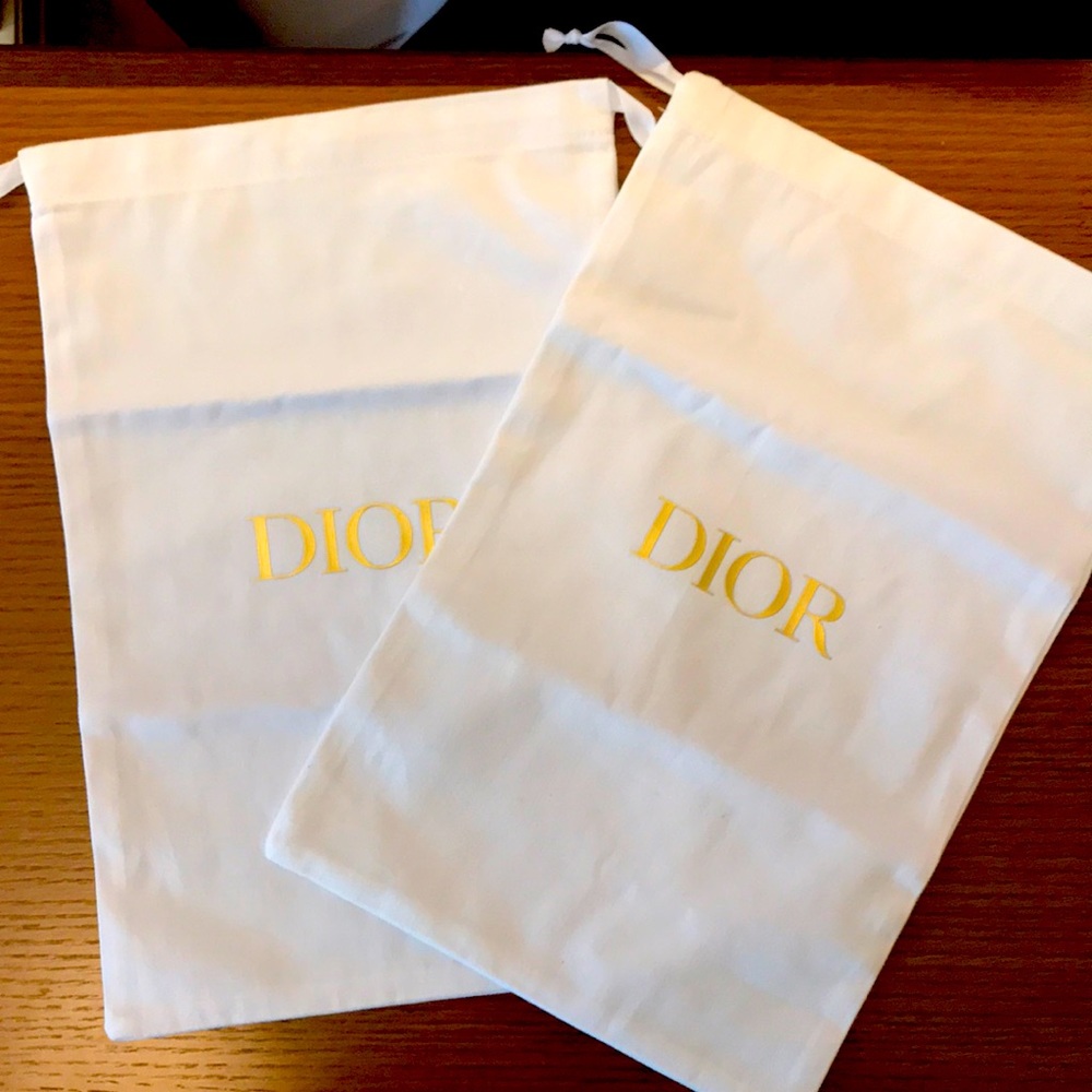 New Dior Dust Bags 13”x9”